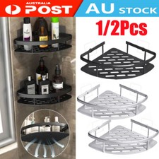 1/2PCS Bathroom Shelf Rack Storage Corner Shower Caddy Self Adhesive Organiser Bathroom Shelf price
