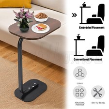 Movable Small C Shaped Side Table End Table Laptop Stand for Sofa Bed Terrace AU Side Table price