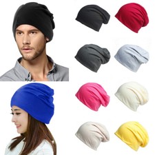Women's Men Slouch Hat Oversized Ski Hats Slouchy Cap Baggy Beanies Skull Autumn Women's Beanie price