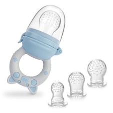 4pcs Silicone Baby Fruit Feeder Food Grade Teething Feeding Pacifier Set Feeding Set price