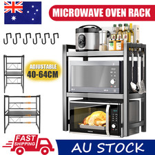 Adjustable 3 Tier Microwave Shelf Oven Storage Rack Stand Cabinet Holder Kitchen Cabinet price
