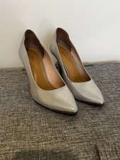 Le Saunda Silver Heels Women's Size 34 Evening Party Shoes Stilettos Evening Shoes price