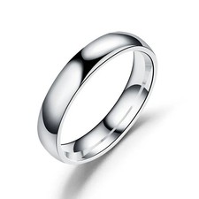Titanium Stainless Steel 6mm Brushed Finish Men Women Wedding Band Comfort Ring Silver Wedding Band price