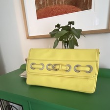 ⁠Nine West Yellow Patent Clutch Bag Purse Like New Immaculate Condition Evening⁠ Evening Bag price
