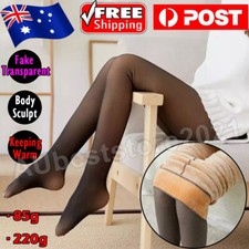 Womens Thermal Lined Translucent Pantyhose Winter Warm Fleece Tights Stockings Pantyhose price