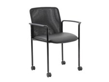 Boss Office Products Modern Professional Stackable Mesh Guest Chair with Dual Wh Office Visitor Chair price