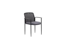 Boss Office Supplies B6909-GY Stackable Mesh Guest Chair - Gray Office Visitor Chair price