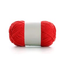 Poppy Crafts Fine Chenille Yarn 50g - Red Chenille price
