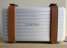 Rimowa Cross-Body Aluminum Shoulder Bag—Silver × Brown Bags price