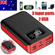 10000mAh Mini Bank Power Charger Portable LED 2 USB Battery For Mobile Phone Portable Charger - Power Bank price