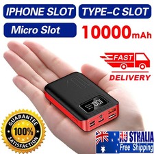 Portable 10000mAh Power Mini Bank Dual USB LED Battery Charger For Mobile Phone Portable Charger - Power Bank price