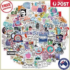 100pcs Science Lab Physics Chemistry Estinien Funny Cute Stickers Scrapbooking Chemistry price