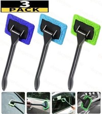 3 Pack Window Windshield Cleaning Tool Microfiber Car Wiper Cleaner Glass Brush Cleaning Products price