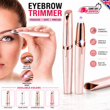 Women Painless Electric Eyebrow Trimmer Facial Hair Remover USB Rechargeable UK Epilators price