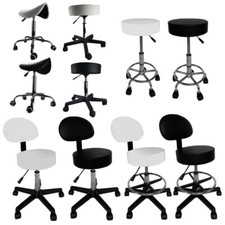 Salon Chair Bar Swivel Stool Office Roller Wheels Portable Height Adjust Leather Office Stool price