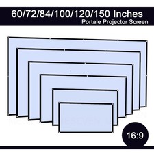 Foldable Projector Screen 60 72 84 100 120 150 Inch HD Display Screen Projector Screen price