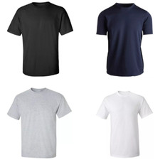 Men's Heavy Premium Cotton Plain Blank T-shirt Basic Tee White Black Grey New AU Men's T-shirt price