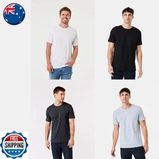 Men's Heavy Premium Plain Black T-Shirt 100% Cotton Large U.S Size XS - 4XL Men's T-shirt price