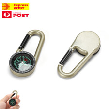 Compass Carabiner Mini Clip 2 in1 Outdoor Hiking Bushcraft Survival EDC Key Ring Compass price