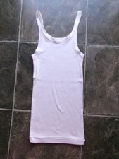 BNWNT Girl's Bonds White Cotton Knit Teena Singlet Size 10 Girls' Underwear price