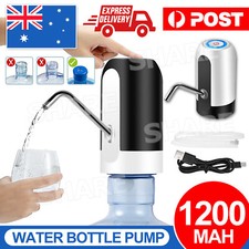 Electric Water Bottle Pump Dispenser Drinking USB Button Black Drinking USB AU Water Dispensers price