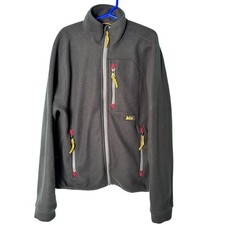 REI Co-op Kids Trailsmith Fleece Jacket Full Zip Pockets Gray Boys' Jacket price