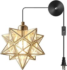 Ceiling Pendant Hanging Lamp PVC Star Pendant Light Plug in Bedroom Nightstand Baby Room Ceiling Lamp price