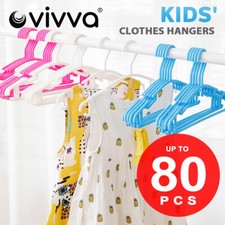 10-120PCS Kids Children Clothes Coat Hangers Colored Child Baby Cloth Rack Baby Clothes Hanger price