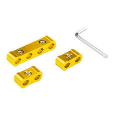 GOLD Aluminum Alloy Engine Spark Plug Wire Separator Divider Organizer Clamp Kit Divider & Separator price