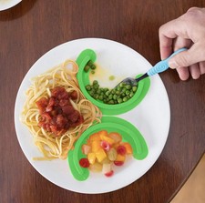 2 Pack Silicone Plate Divider Food Separator 2 Sizes in One Plate Food Divider Divider & Separator price