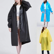 Heavy Duty Rain Coat Poncho Waterproof Mac Unisex EVA Jacket Outdoor Coat price