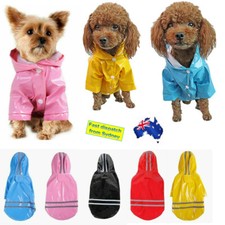 Outdoor Hoodies Jacket Waterproof Pet Dog Clothes Puppy Raincoat Rain Coat AU Outdoor Coat price