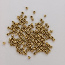 195pc 4mm Baking Paint Gold Metallic Glass Seed Beads AUS Free Postage s06 Bead Paint price