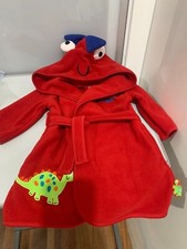Little Tikes Winter Hooded Dinosaur Dressing Gown - Size 3-6 Months Baby Dressing Gown price