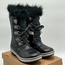 Sorel Tofino II NY2419-010 Girls 5 Black Fleece Waterproof Winter Boots Eby4406 Girls' Boots price