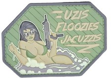 MSM UZIS FLOOZIES JACUZZIS MILSPEC MONKEY SOLDIER MULTICAM PVC HOOK MORALE PATCH Jacuzzis price