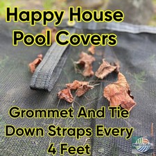 Happy House Leaf & Debris Mesh Cover for Pools, Hot Tubs, Ponds | Custom Sizes Jacuzzis price