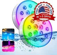Luces LED Sumergibles Recargables Para Piscina 16 Luces De Piscina Que Cambian.. Jacuzzis price