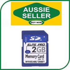 2Gb SD Secure Digital Flash Memory Card Legacy Old Camera Recorder Reader 2G NEW Recorder price