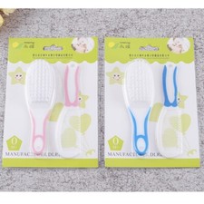 Portable Soft Comb Newborn Baby Hair Brush Comb Hairbrush Sets for Head Massager Baby Hair Brush-Comb price
