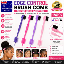 Edge Control Brush Comb Hair Styling Brush & Rat Tail Comb for Baby Hair Wig AU Baby Hair Brush-Comb price