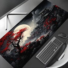 Red Black Landscape Gaming Mouse Pad Non-Slip Desk Mat Keyboard Pad Gaming Mouse Pad price