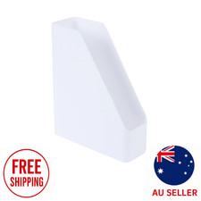 White Magazine File Organiser Document Holder Desktop Paper Storage Rack Document Rack price