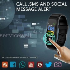 Bluetooth Smart Bracelet Heart Rate Sleep Monitor Sport Watch Fitness Tracker AU Smart Bracelet price
