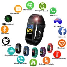 Bluetooth Smart Bracelet Heart Rate Sleep Monitor Sport Watch Fitness Tracker AU Smart Bracelet price