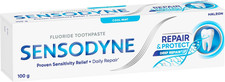 Repair & Protect Fluoride Toothpaste for Sensitive Teeth, Cool Mint, 100G Relief Paste price