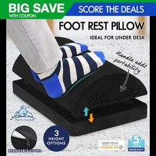 STARRY EUCALYPT Foot Rest Pillow Memory Foam Cushion Adjustable Office Comfort Standard Stool price
