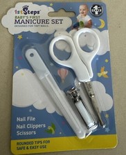 3Pcs Baby Manicure Set Scissors & Nails Clippers, Clippers New born Toddler Toes Baby Nail Clippers price