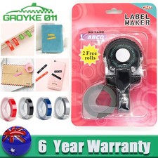 Portable 3D Embossing Label Maker - DIY Vintage Label Printer with Black Tape Label Maker price