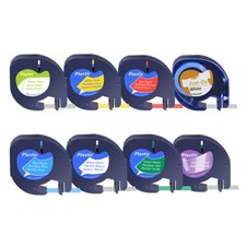 For Dymo Letratag LT-100H Label Maker Tape Clear White Red Yellow Blue Green Label Maker price